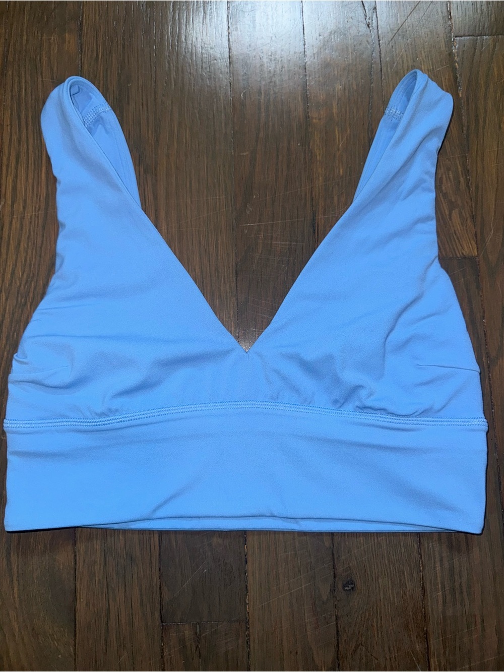 lululemon athletica Sky Blue V-Neck Sports Bra